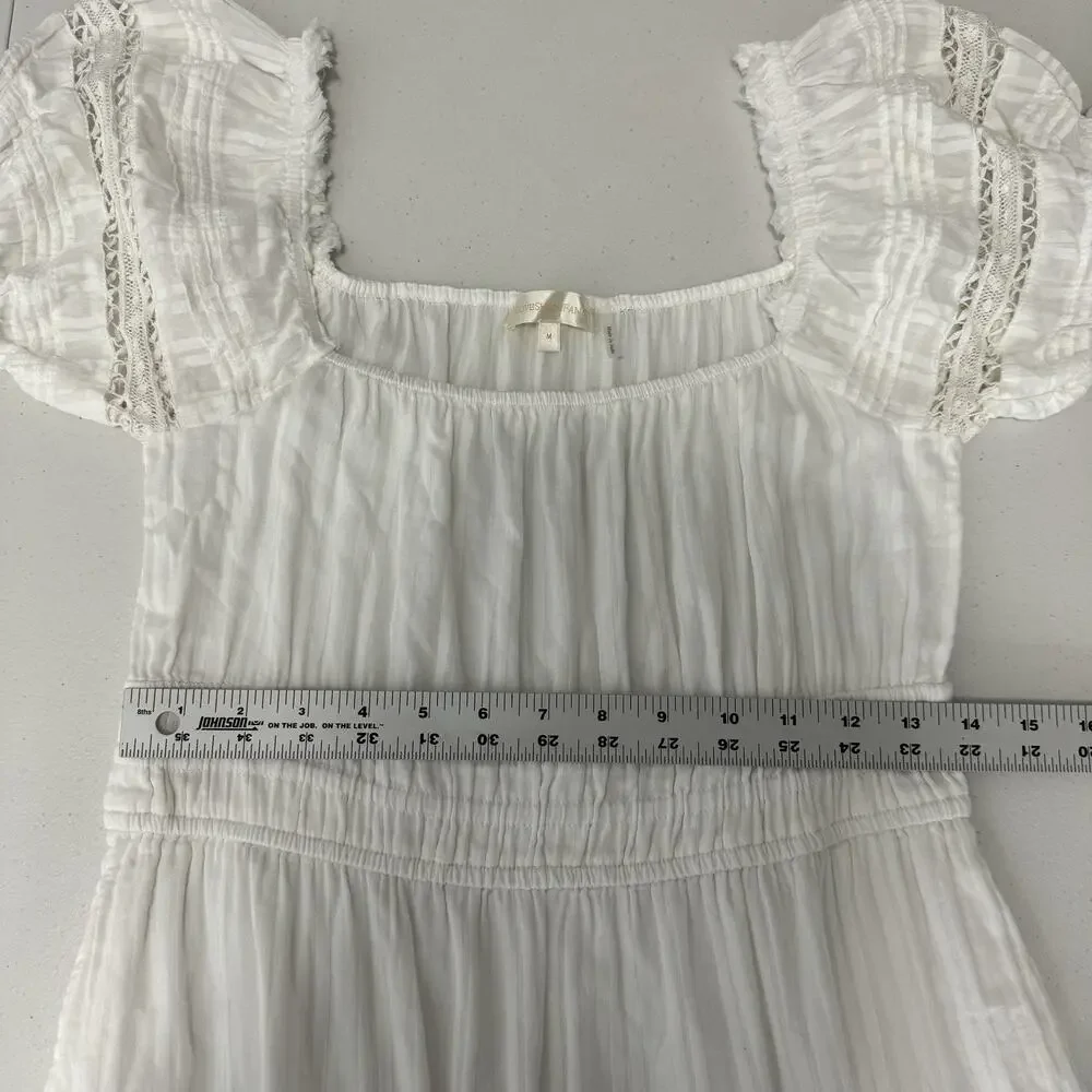 LoveShackFancy Womens Dress M White Lilium Dainty Cottagecore Feminine Bridal - Picture 6 of 13